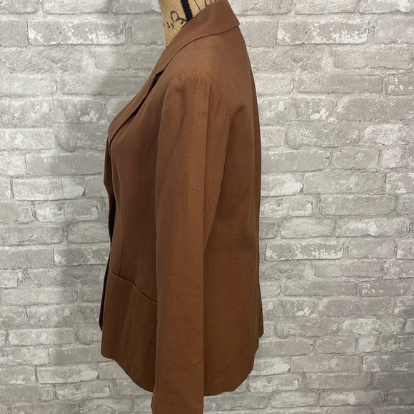 Chadwicks Linen Blend Blazer and Skirt Set - Picture 4 of 11